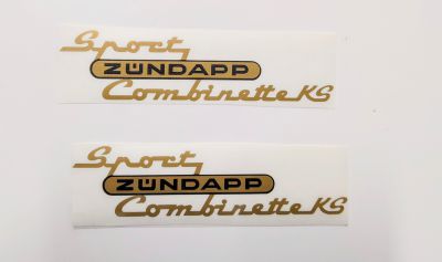 Tankdekaler Zundapp Sport Combinette, 1961-62, säljs parvis.