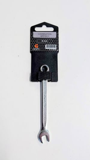 Ringnyckel, 8mm. 12 kants round corner.