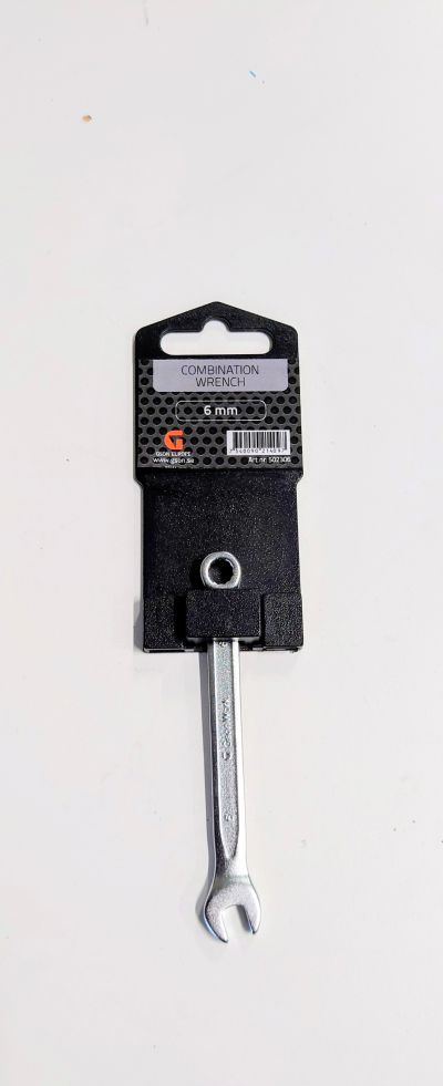 Ringnyckel, 6mm. 12 kants round corner.