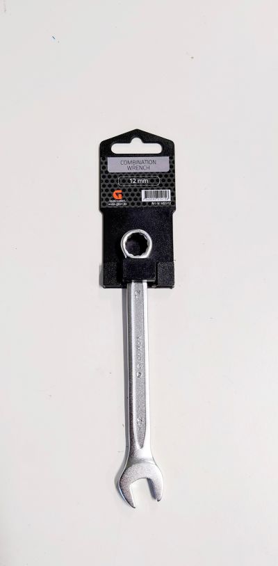 Ringnyckel, 12mm. 12 kants round corner.