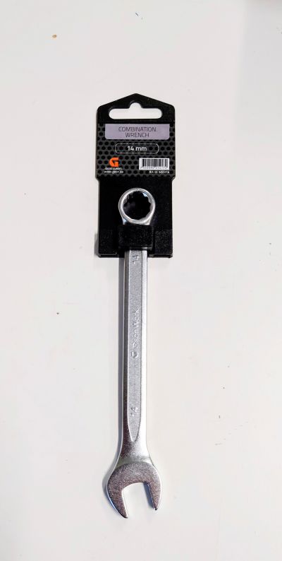 Ringnyckel, 14mm. 12 kants round corner.