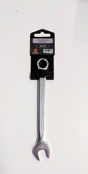 Ringnyckel, 14mm. 12 kants round corner.