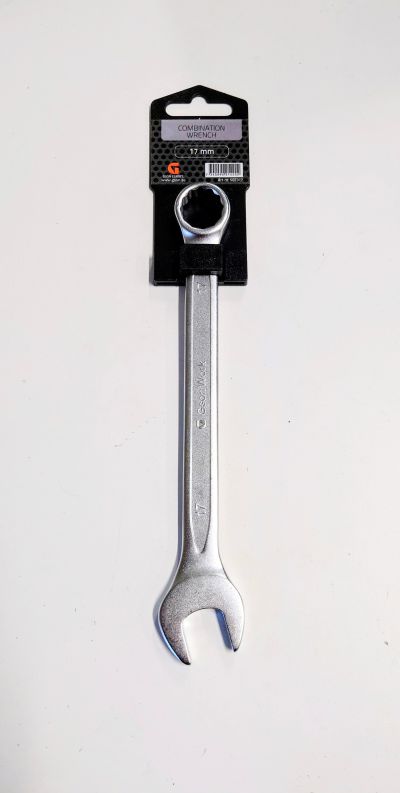 Ringnyckel, 17mm. 12 kants round corner.