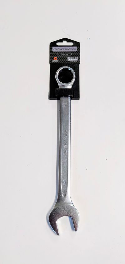 Ringnyckel, 24mm. 12 kants round corner.