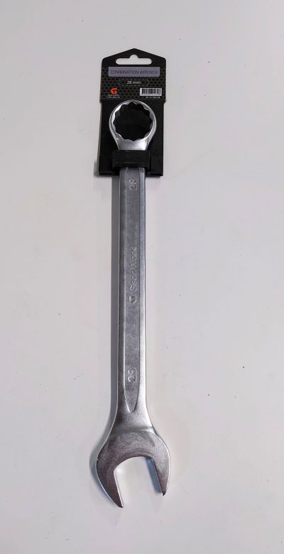 Ringnyckel, 28mm. 12 kants round corner.