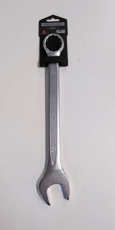 Ringnyckel, 32mm. 12 kants round corner.