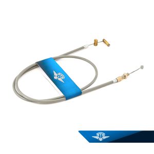 Växelwire Zundapp M50, 434. För lågt styre, grå.