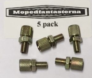 5-pack sträckare med mutter till trottellock M5.