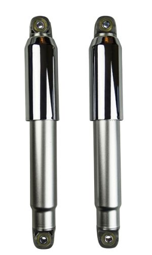 Stötdämpare Zundapp 517, 315mm, säljs parvis, kromad.