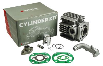Cylinderkit Sachs 504 & 505, 50cc, ostrypt. Komplett med insugningsrör. Athena.