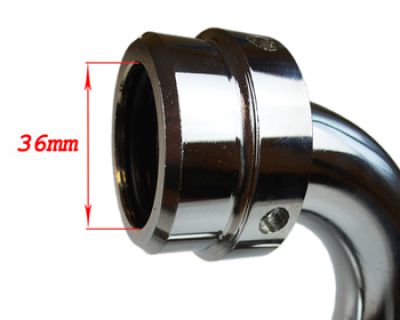 Avgasmutter / klämma, avgassystem. Zundapp GS / Cross.