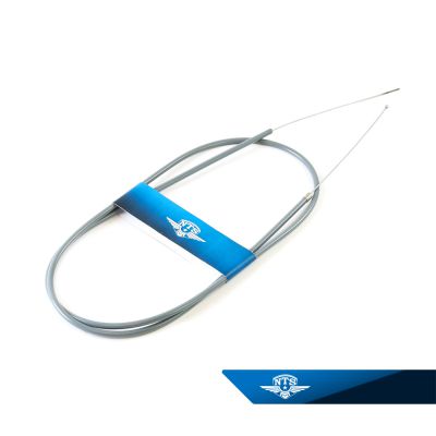 Gaswire universal, grå. För gashandtag med glidnippel.