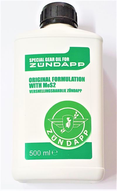 Växellådsolja Zundapp, 0,5 liter.