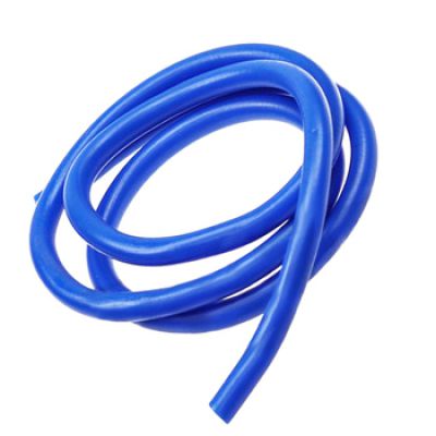 Bensinslang 5x8mm. Blå, 1 meter.