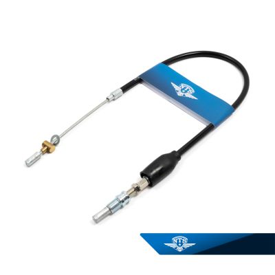 Fotbromswire Puch MS50, svart.