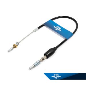 Fotbromswire Puch MS50, svart.