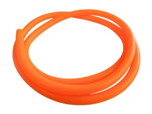 Bensinslang 5x8mm. Neonorange, 1 meter.