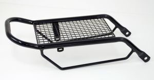 Pakethållare Tomos Quadro, svart.