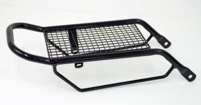 Pakethållare Tomos Quadro, svart.