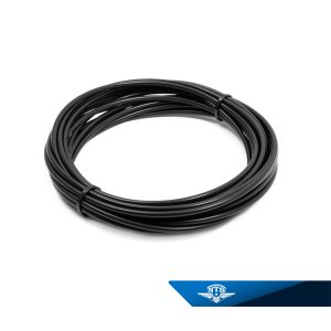 Wirehölje 5mm, 10 meter, svart.