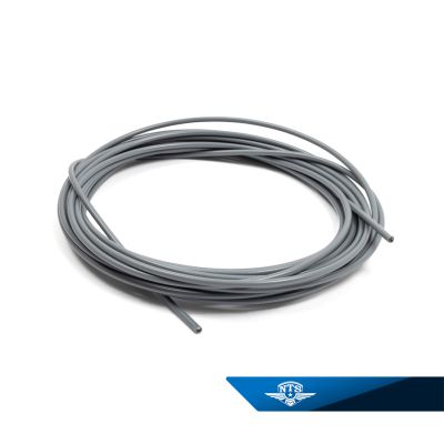 Wirehölje grå 5mm, 10 meter.