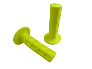 Gummihandtag Enduro, neon-gula 22/24mm.