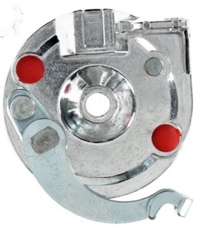 Bromsköld fram, Puch Maxi.