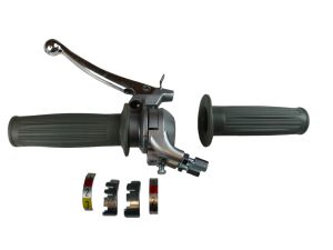 Växelhandtag 2 eller 3-växlat, grå/grå.