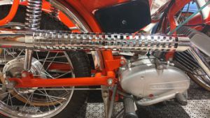 Värmeskydd Mustang Cobra/Cross Special, kromat.