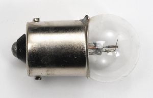 Glödlampa (BA15S) 6 volt, 5 watt.