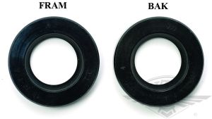 Packbox enkelfjädrande gummiklädd. 16/32/7mm.