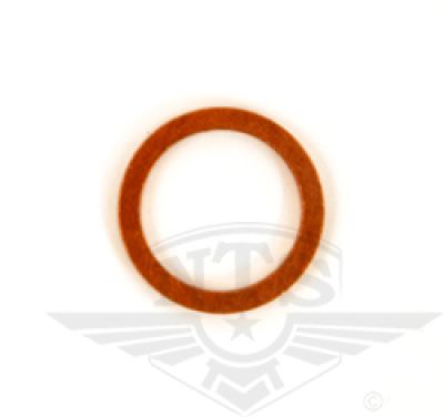 Kopparbricka Sachs, 12x16×1,5mm.