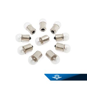 10-pack glödlampa (BA15S) 6 volt, 8 watt.