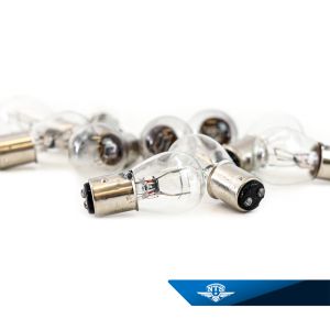 10-pack glödlampa (BAY15D) 6 volt, 21/5 watt.