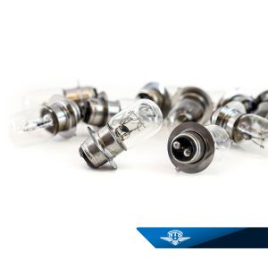 10-pack glödlampa (PX15D) 6V, 25/25W.