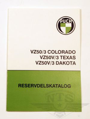 Reservdelskatalog Puch Dakota, Colorado & Texas.