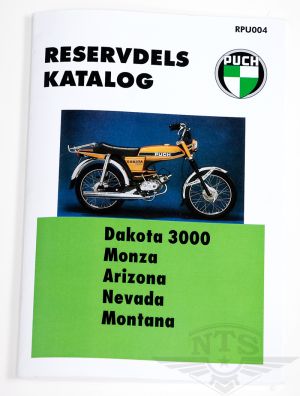 Reservdelskatalog Puch Montana, Monza, Nevada m.fl.