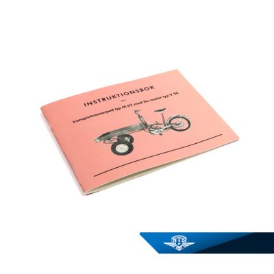 Instruktionsbok Monark Transportmoped. M62 m.fl.
