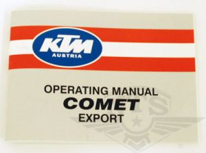 Instruktionsbok KTM Comet.