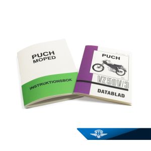 Instruktionsbok och datablad till Puch Dakota 1969-.