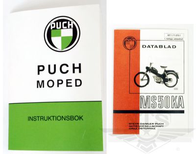 Instruktionsbok Puch MS50 KA.