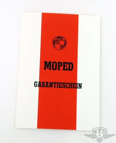 Garantibevis Puch (På Tyska).