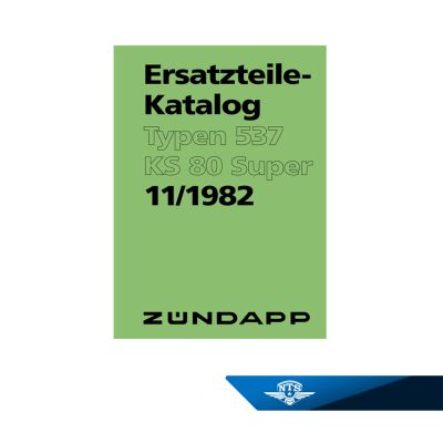Reservdelskatalog Zundapp 537, KS80.