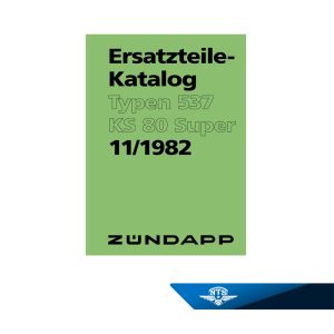 Reservdelskatalog Zundapp 537, KS80.