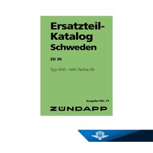 Reservdelskatalog Zundapp ZD30.
