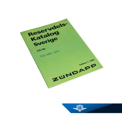 Reservdelskatalog Zundapp 448, CS50.