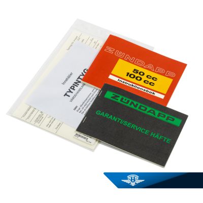 Instruktionsbok & komplett dokumentation, Zundapp KS50, 1967-69.