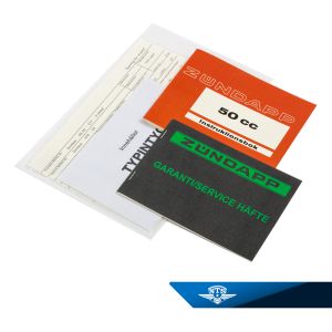 Instruktionsbok & komplett dokumentation, Zundapp KS50, 1975-76.