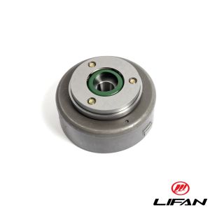 Svänghjul Lifan 4-takt, med liggande cylinder.