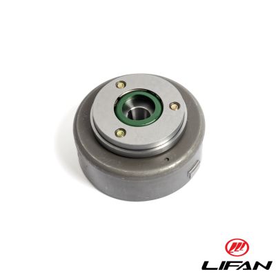 Svänghjul Lifan 4-takt, med liggande cylinder.